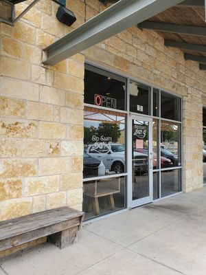 Entrance at Sip Saam Thai in Austin