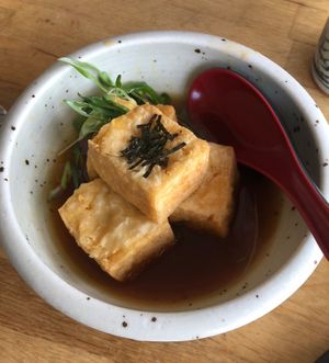 Agedashi Tofu  at Cha-Ya in Berkeley