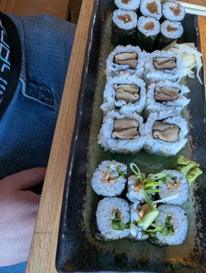 Typical sushi. My son loves sushi. 🤷🏼 at Cha-Ya in Berkeley