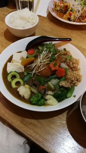 curry rice at Cha-Ya in Berkeley