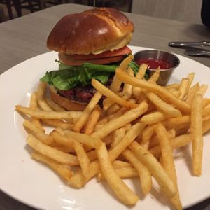 The impossible Burger is super delicious.  at Shooters Waterfront in Fort Lauderdale