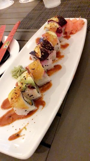 Veggie sushi  at Shooters Waterfront in Fort Lauderdale