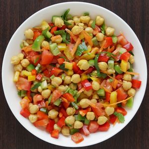 Chickpeas Salad at Veganersworld 莘咖哩  in Tainan
