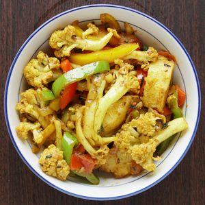 Cauliflower Potato at Veganersworld 莘咖哩  in Tainan