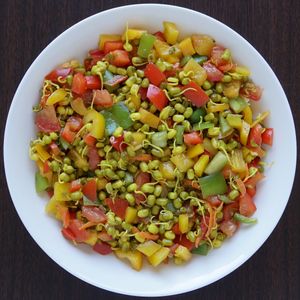 Mung Beans Sprouted Salad at Veganersworld 莘咖哩  in Tainan