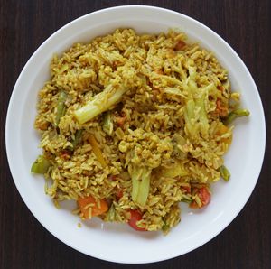 Veg Rice at Veganersworld 莘咖哩  in Tainan