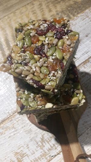 Sticky seedy bat at Munch in Palmerston North