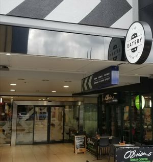 The entrance to the Downtown Eatery on Broadway Ave. at Munch in Palmerston North