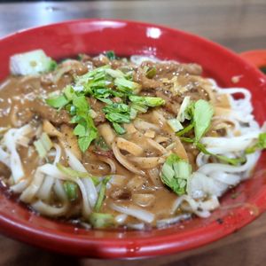 Noodles with sesame paste. at Jiā Hé SùShí Fāng 家禾素食方 in New Taipei City