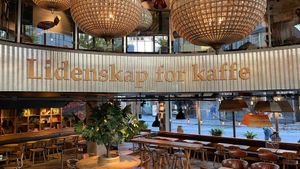 Location Olav V's Gata at Espresso House - Oslo S Flytogterminalen in Oslo