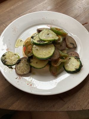 Arepa with veggies at Super Gourmet  in Panama City