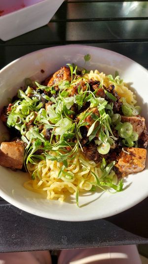 Mapo tofu mazemen at Zen Box Izakaya in Minneapolis