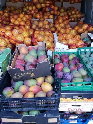 fruit for sale at Finca La Caldera in Tenerife