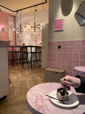 Triple Chocolate Cheesecake at Lucy's Cheesecakes in Amsterdam