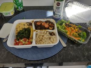 Take away "Feijoada". The best one I've ever had!! at Frutta Pao in Caraguatatuba