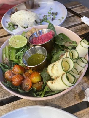 Vegan | popeye’s bowl  at Café Del Mar in Bocas Del Toro