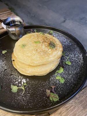 Vegetarian | regular pancakes   at Café Del Mar in Bocas Del Toro