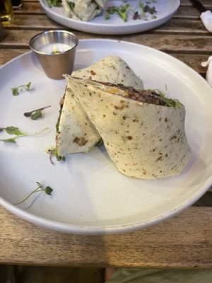 Vegetarian | mariachi wrap   at Café Del Mar in Bocas Del Toro