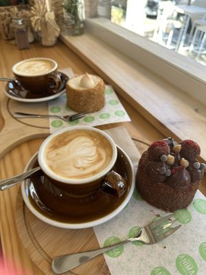 Cappuccino with oat milkk  at Anima Pastelería in Vina Del Mar
