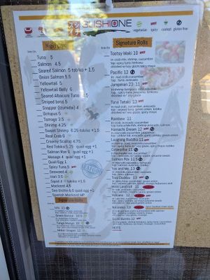 Tango Mango a vegan must have! at Sushi One in Portland