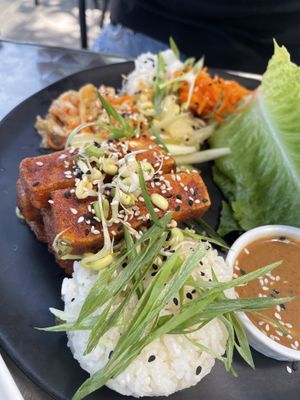 Sweet & Spicy Lettuce Cups  at Community Restaurant in Oakville