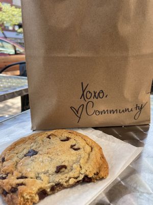 Chocolate Chip Cookie   at Community Restaurant in Oakville
