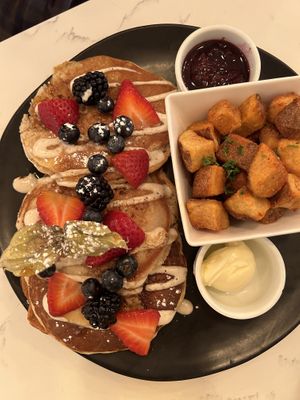 Pancakes  at Community Restaurant in Oakville