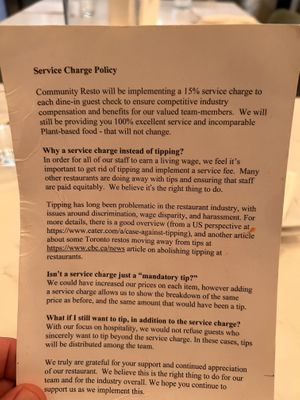   at Community Restaurant in Oakville