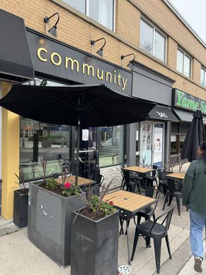 Outside   at Community Restaurant in Oakville