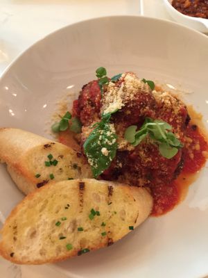 Neat balls at Community Restaurant in Oakville