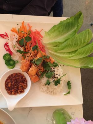 Tofu Lettuce Wraps at Community Restaurant in Oakville
