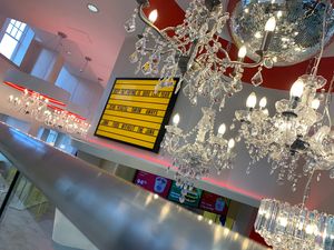 More trendy decor  at Miami Burger Test Kitchen in Reading