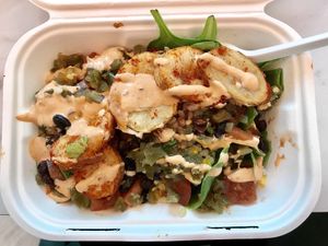 “Latino” salad at Miami Burger Test Kitchen in Reading