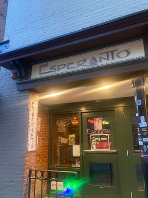 Outside at Esperanto in Saratoga Springs