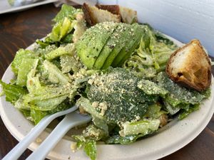 Caesar salad at ROOTED in Pleasant Hill