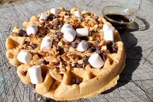 S'mores waffle at ROOTED in Pleasant Hill