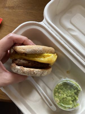 Breakfast Sammy  at ROOTED in Pleasant Hill