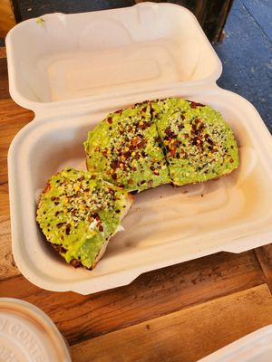 Avocado dream toast at ROOTED in Pleasant Hill