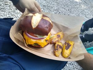 The magic Mushroom Burger was Magical at Aguacate in Miami