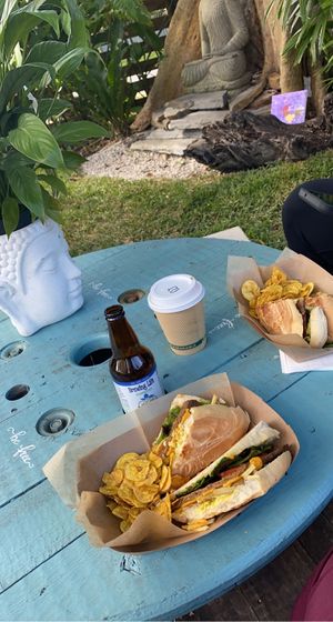 Pan con bistec and awesome vibes! at Aguacate in Miami