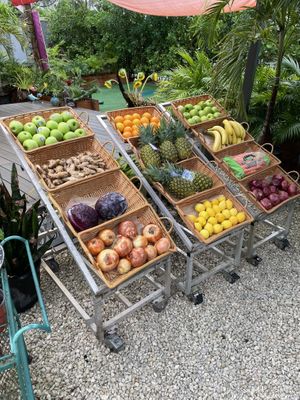Fruit stand at Aguacate in Miami