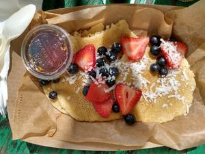 Pancakes at Aguacate in Miami