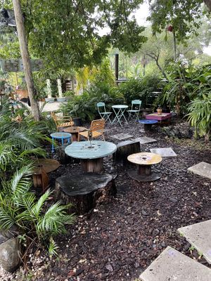 Seating area at Aguacate in Miami