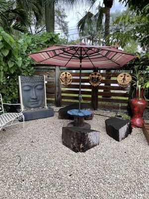 Seating area at Aguacate in Miami