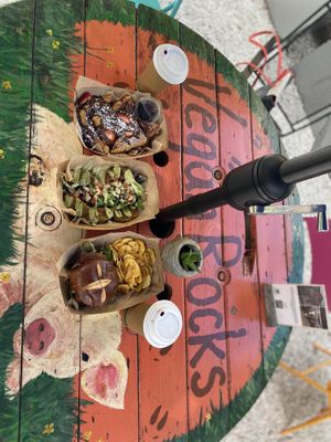 French toast, fala-tones, maduros burger  at Aguacate in Miami