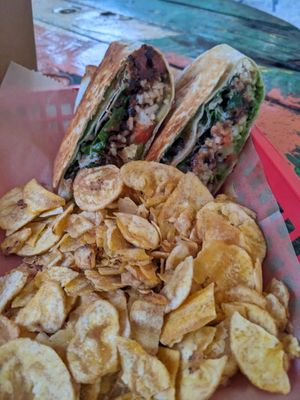 Burrito at Aguacate in Miami