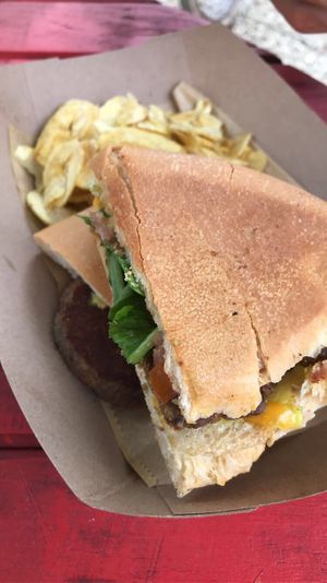 vegan can con bistec   at Aguacate in Miami