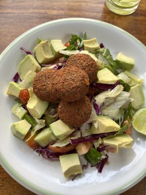 Vegan falafel salad $6  at Brother Bong in Siem Reap