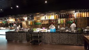 Hot pot section at Yù Lián Zhāi - Regal Lotus in Taipei