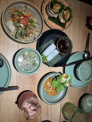 I wasn’t able to take picture of everything, they just kept bringing more! And all of them super delicious. Just remember to say you’re vegan.  at Sadhu in Hanoi